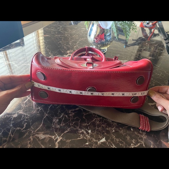 SOLD - Red leather Dooney & Bourke handbag - Picture 12 of 12